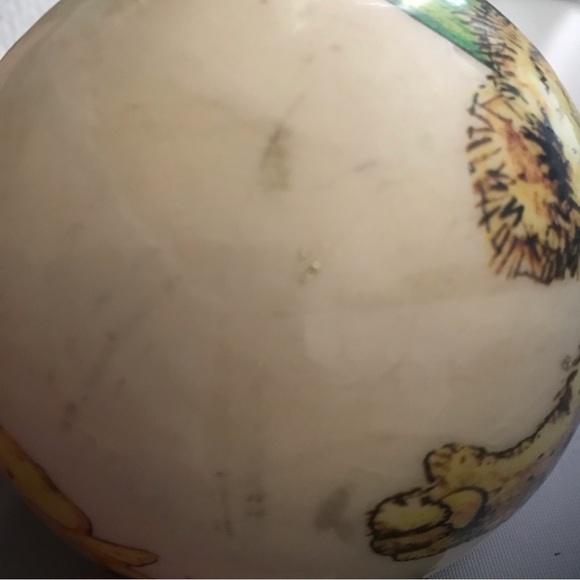 Paper Mache 1979 Memory Balls Christmas Jumbo Ornament By Decorna Inc. - Vintage - Picture 9 of 9